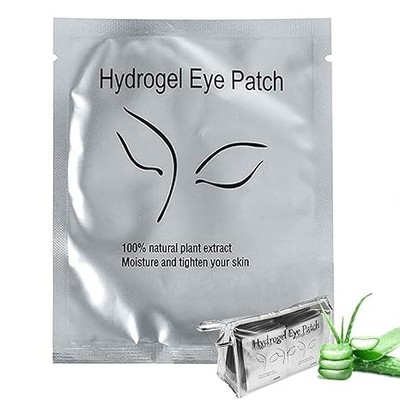 Hydrogel Eye Patch - Under Eye Pads w/ Transparent Cosmetic Bag (110 Pairs)