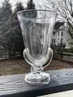 Steuben Crystal 7913 Snail Twist Stem George Thompson Design Flower Vase 8.5"