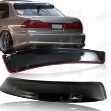FIT 98-02 HONDA ACCORD SEDAN 4DR BLACK ABS REAR WINDOW ROOF VISOR SPOILER WING