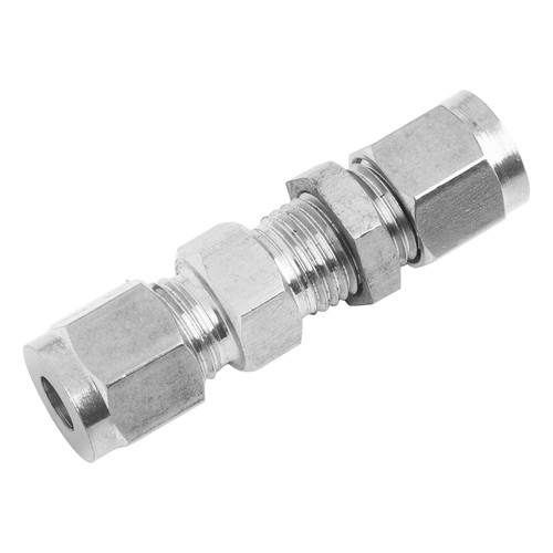 6mm Compression Fitting Bulkhead Connector Stainless Steel 304 Tubing Accessory - Picture 11 of 12