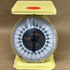 Vintage YELLOW Bestway Retro Family Nursery Baby SCALE Metal WORKS
