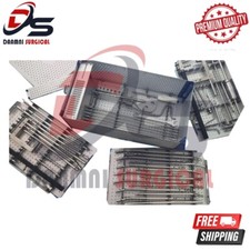 Tibia & Femur nail instrument set & 50 nails & 100screw & Aluminim box-189 Pc-SS