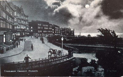 Ethelbert Halbmondmargate von Moonlight Postkarte D F & Co Serie sehr alt