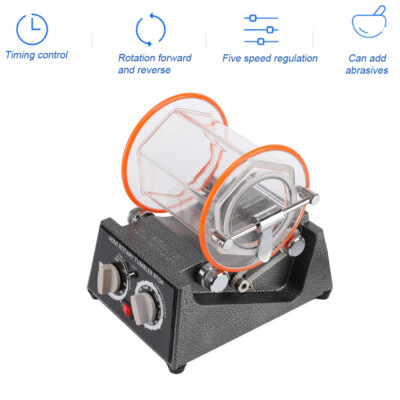 45W Poliertrommel Poliermaschine Jewelry Rotary Tumbler Polisher Schmuck 220V
