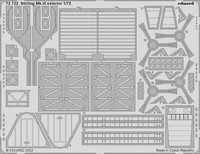 MW22 Eduard 72722 Stirling Mk.Iii Exterior 1/72 Pe Set For Italeri