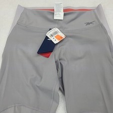 Reebok PureMove Compression Pants Womens Medium Gray Athletic Tights Speedwick