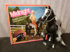midnight barbie horse