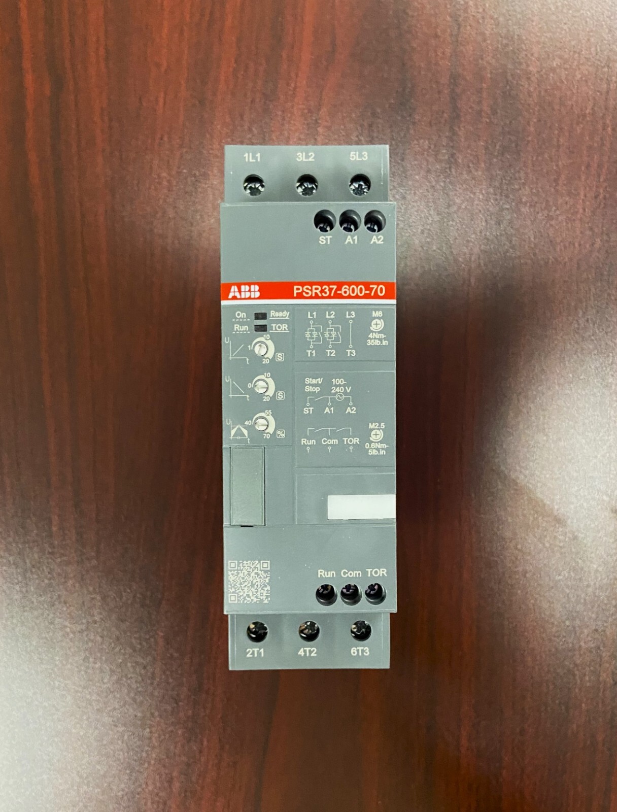 ABB PSR37-600-70 1SFA896110R7000 Compact Softstarter 37A 100-240V AC PSR Series