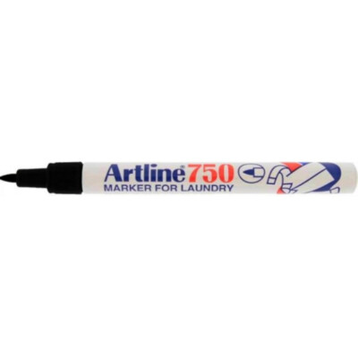 Artline Marker White Fabric Marker On Black Fabric Artline Black