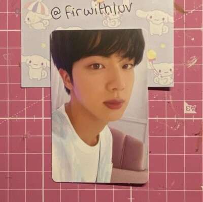 official bts be essentials deluxe edition album photocard kim seokjin jin