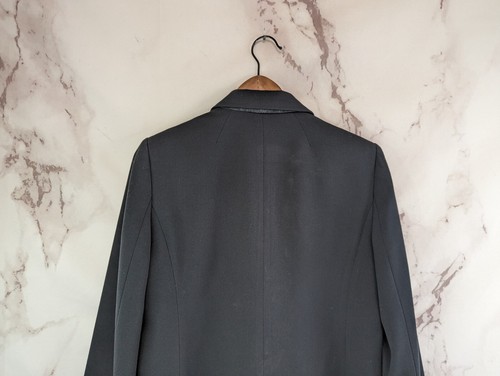 J Crew Blazer Womens Medium 8 10 Black 2 Button Jacket Schoolboy School K2899 - Picture 6 of 13