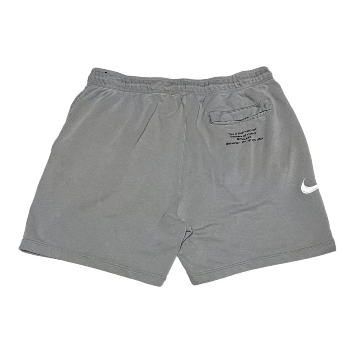 Nike Sportswear NSW Swoosh Logo Shorts French Terry Grey XXL 2XL