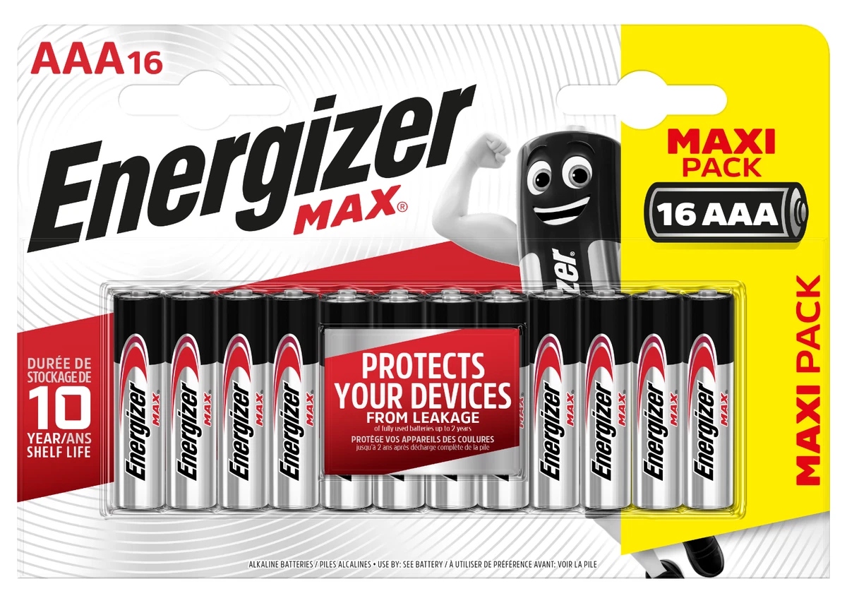 10 piles Industriel AAA de Energizer