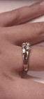 18k WG Diamond Ring Double Band .40 tcw. 3.13 gr. White sparkling Dias, Sz. 4.5 — photo 9