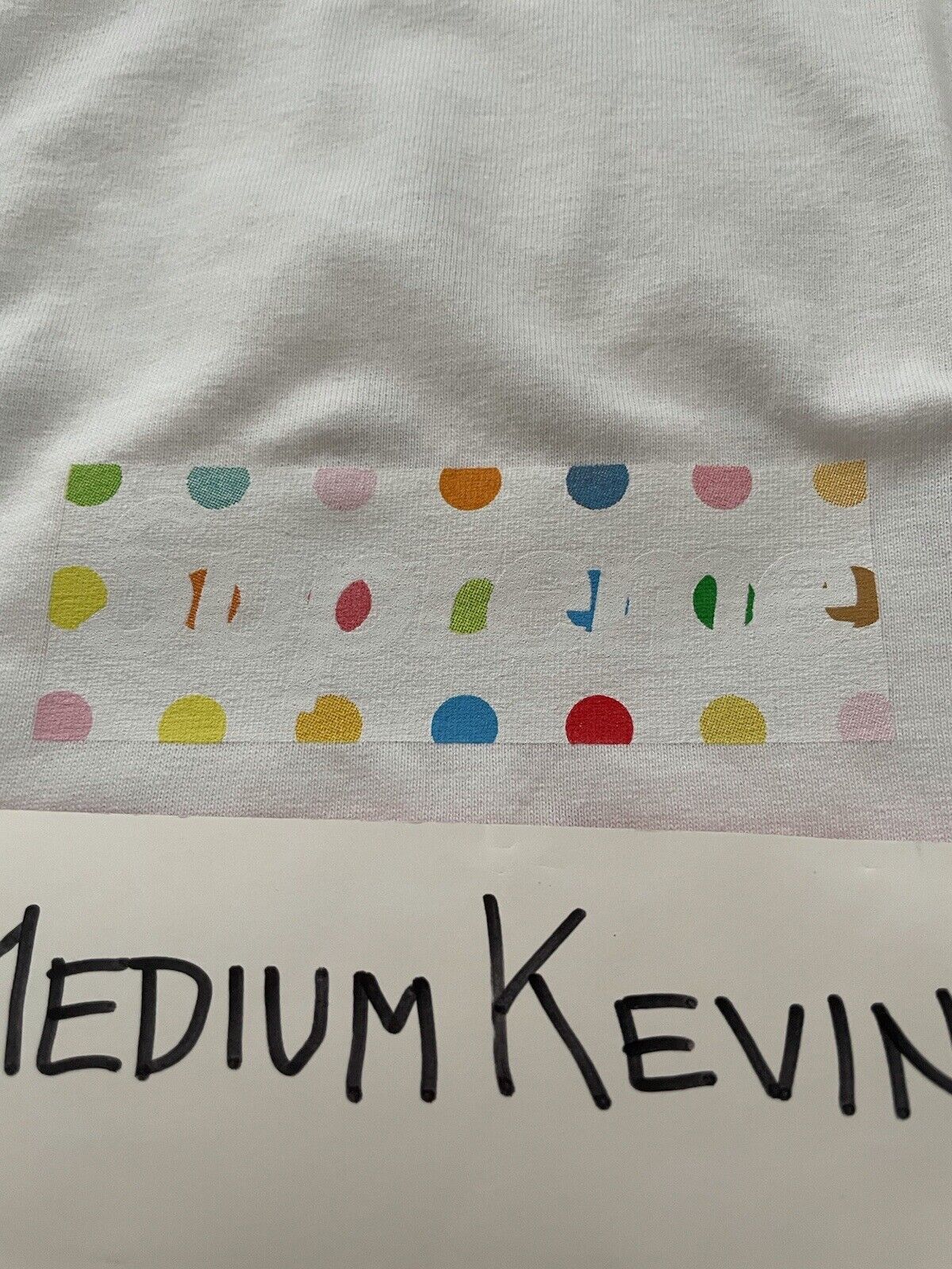 Supreme Box Logo 2009 Damien Hirst Polka Dot Tee White Size M Medium BOGO