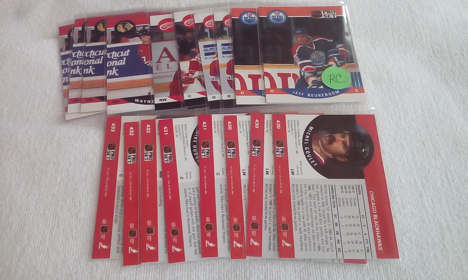 1990-91 Pro Set Hockey (400-499) Part. base set Pick cards wanted/needed. - Image 4 of 4