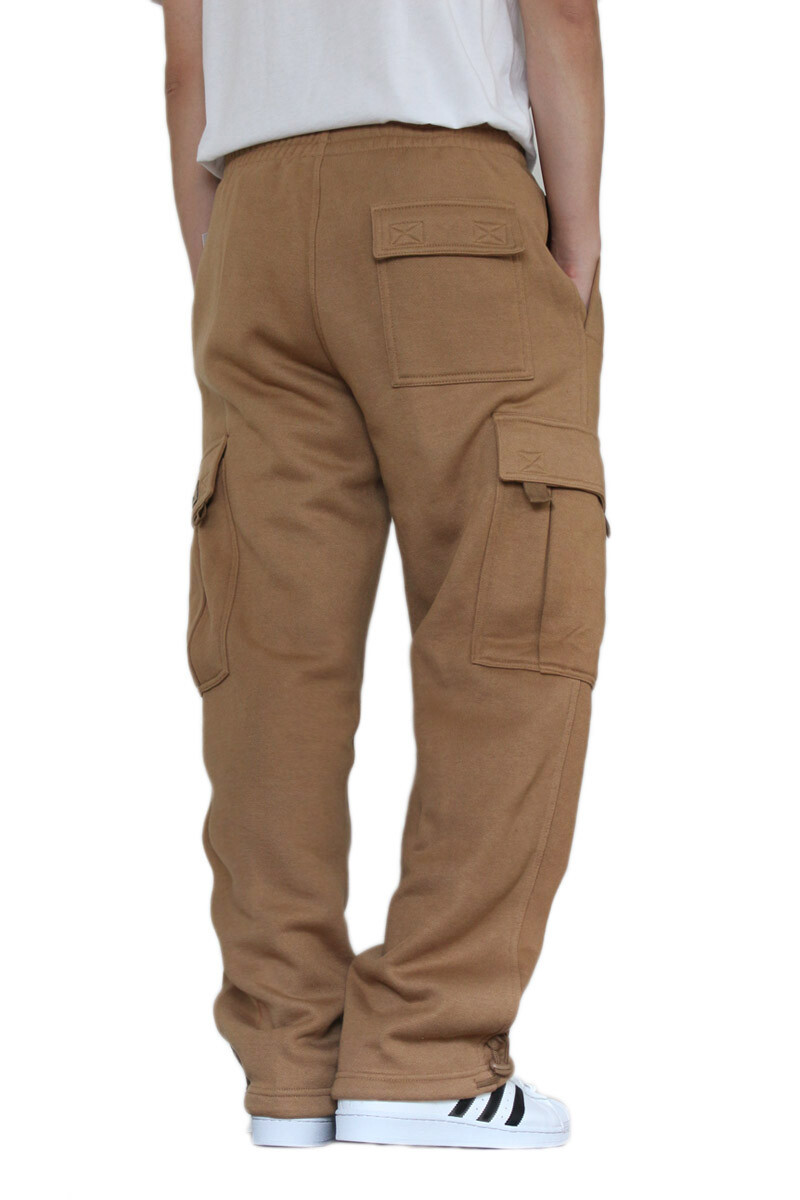 VICTORIOUS MEN'S FLEECE CARGO SWEATPANTS HEAVYWEIGHT S-6XL *FAST SHIP