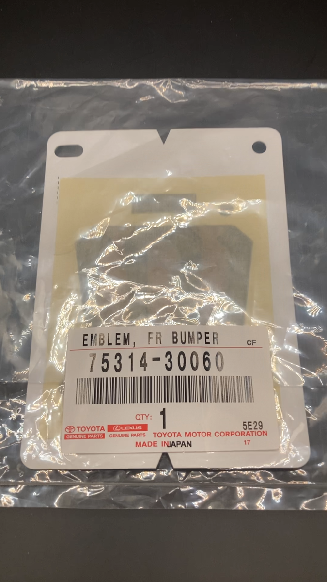 Toyota CROWN CROSSOVER Front Hood CROWN Logo Emblem Genuine Parts