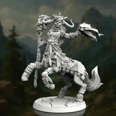 Female Wild Magic Centaur Mini | Necromancer Sorcerer Mini | By  Claudio Casini