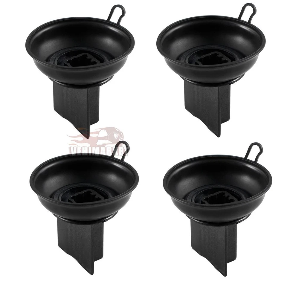 4 Carburateur Membrane Diaphragme Piston pour Honda CBR900RR Fireblade 1992-1997 - Photo 1/4