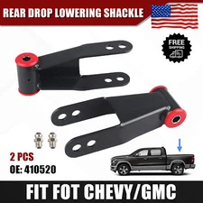 2" Rear Drop Lowering Shackle Suspension Kit Fits Chevrolet K1500/K2500 Suburban