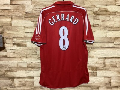 LIVERPOOL 2006 2008 Home Football Shirt Soccer Jersey Adidas #8