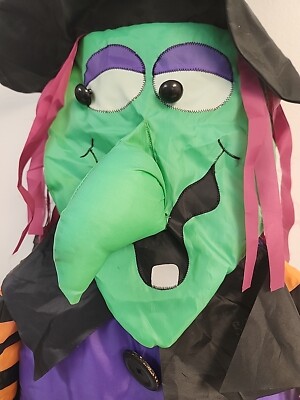 VTG Halloween 3D Windsock Witch 47