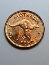 Australian 1959 HALF PENNY CH UNC
