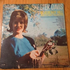 1965 Skeeter Davis BLUEBERRY HILL AND OTHER FAVORITES Vinyl Record CAL-899 MONO