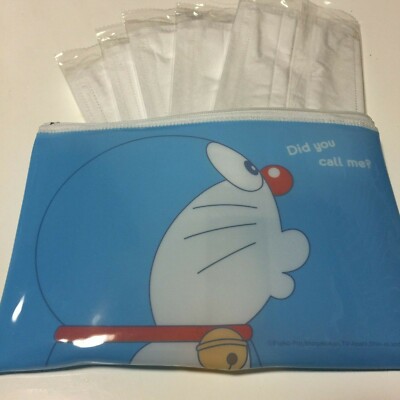 Doraemon Multi Case Amenity Case Comfortable Premium Mask 5 sheets Sold as a set