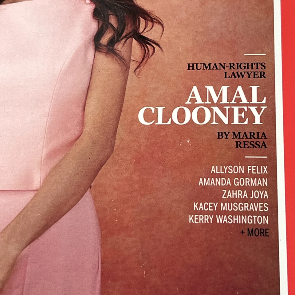2022 March 14-21, TIME Magazine, Zelinsky & The Heroes Of Ukraine,Amal Clooney - Image 3 of 4