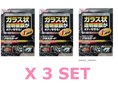 WILLSON BODY GLASS GUARD COATING CARE FOR DARK LARGE CARS 140ml SET FROM JAPAN