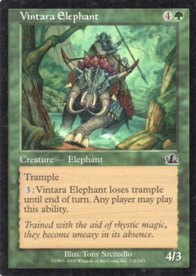 VINTARA ELEPHANT 131/143 PROPHECY MTG MAGIC MP (yourdeckbuilder