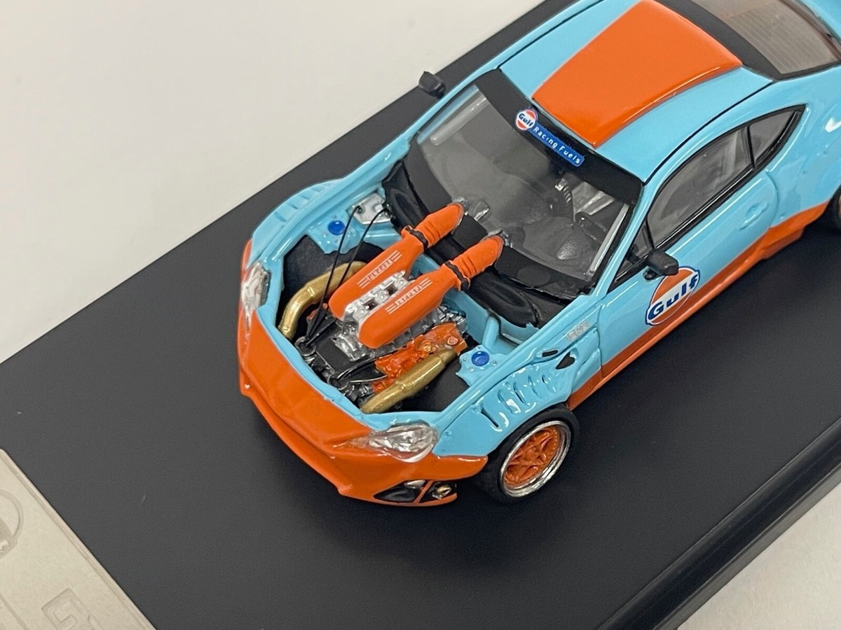 1/64 DCM Toyota GT4568 with ferrari Engine in Gulf Colors | eBay