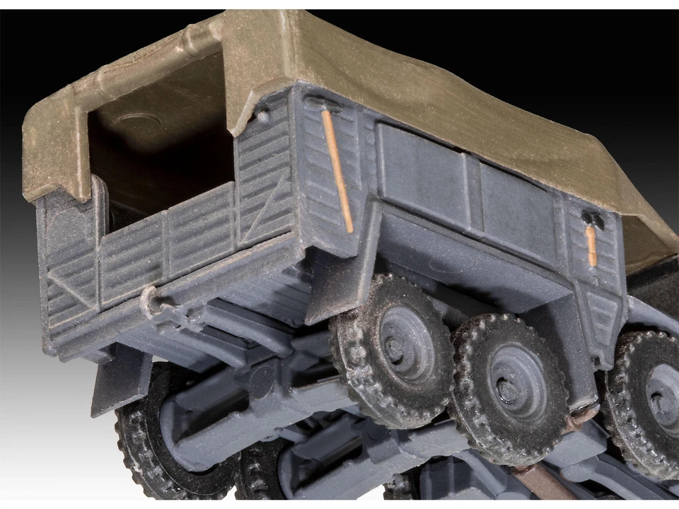 Krupp Protze KFZ 69 With 3,7cm PaK 1:76 Plastic Model Kit REVELL - Immagine 4 di 4