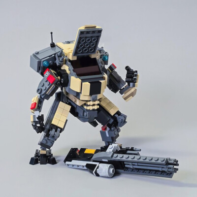 Robot DIY Model Building Blocks Set for Legion Titan Mech MOC Bricks 654pcs New