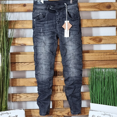 **ITAIMASKA JEANS DAMEN HOSE ANTHRAZIT COOLER OPTIK NEW  GR.34-42 TOP AKTUELL**