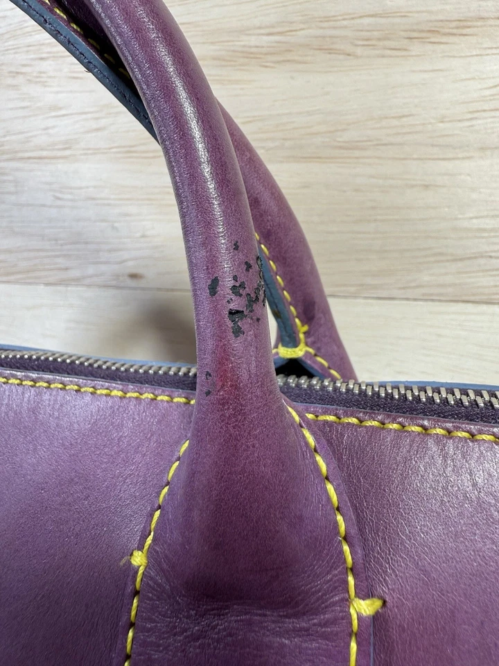 Dooney & Bourke Bolero Handbag Star/Heart Multicolor Leather Purse Bag Rare - Image 3 of 4