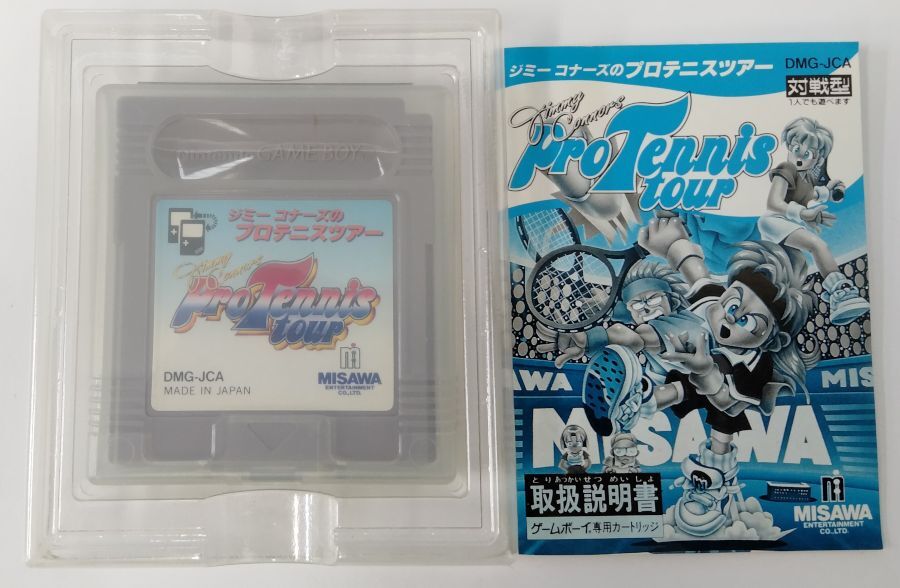 Nintendo Game Boy Jimmy Connors Pro Tennis Tour Japan w/ Box and