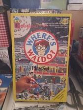 Original 1990 Where  s Waldo Colorforms Playset Great Condition Vintage