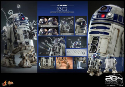 New Hot Toys MMS651 STAR WARS II: ATTACK OF THE CLONES 1/6 R2D2 in stock