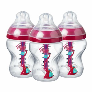 Tommee Tippee Decorated Anti Colic Advanced Baby Feeding Bottles 3