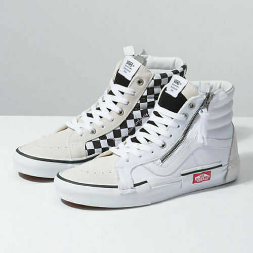 vans sk8 hi zip white