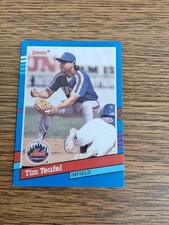 1991 Donruss - Tim Teufel #370 Missing Dot On Inc In Upper Right Corner Of Card