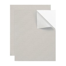 2 Pcs Leather Repair Patch 8"x10" Self-Adhesive Repair Tape Kit, Light Gray