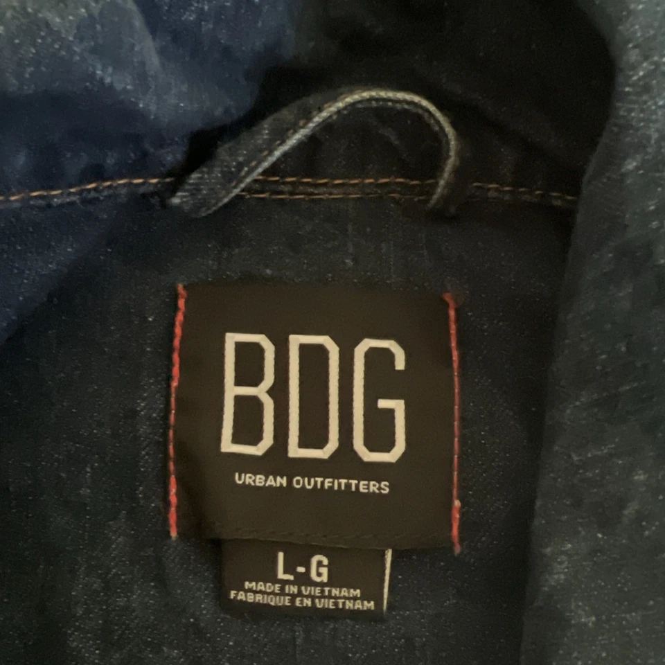 Urban Outfitters BDG 牛仔卡车司机夹克男式 L 码 — 第 4/4 张图片
