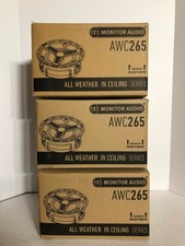 Brand New Monitor Audio AWC265 All-weather in-ceiling speaker / 3 units