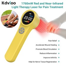 Portable Cold Laser LLLT Device 24 Diode Red Light for Pain Management Relief