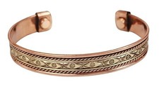 Copper Bracelet Tibetan Style. Hand Forged with Solid and High Gauge Copper