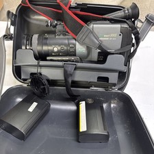 Vintage JVC Compact VHS Videomovie GR-303 Camcorder w/ Case/ not working